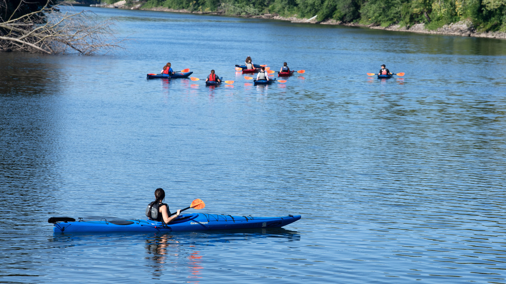 kayaking the Iowa River